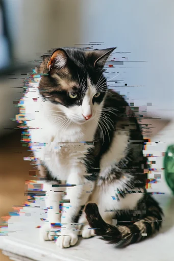 Fragmented Digital Realism style AI image example 3