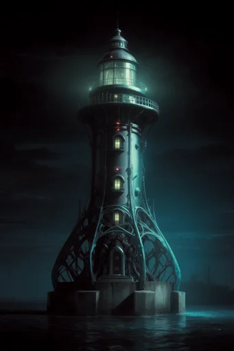 Ethereal Gothic Noir style reference image — intricate metallic detail