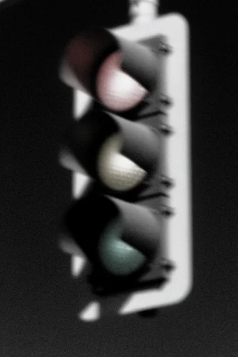 Kinetic Noir Spectralism style reference image — shutter drag effect