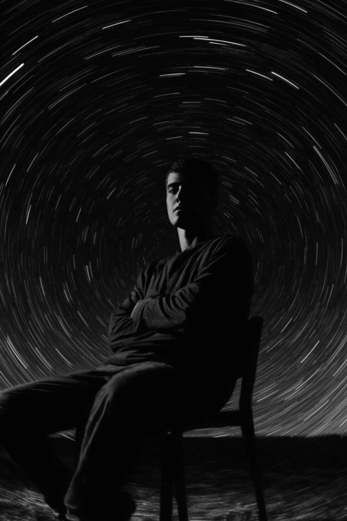 Monochrome Algorithmic Void style AI image example 1