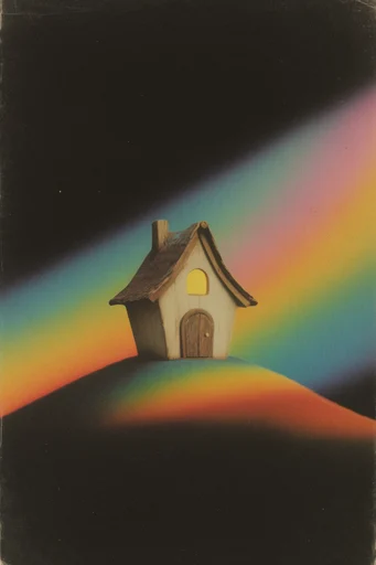 Chromatic Cosmic Surrealism style reference image — high-contrast chiaroscuro
