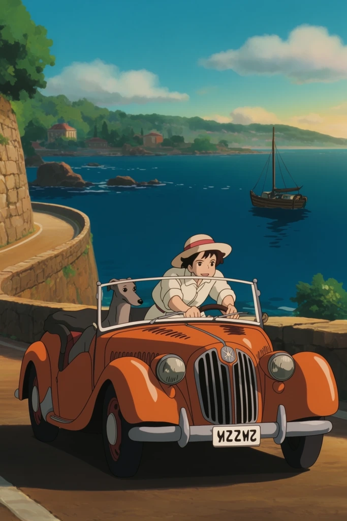Cinematic Anime Nature style AI image example 1