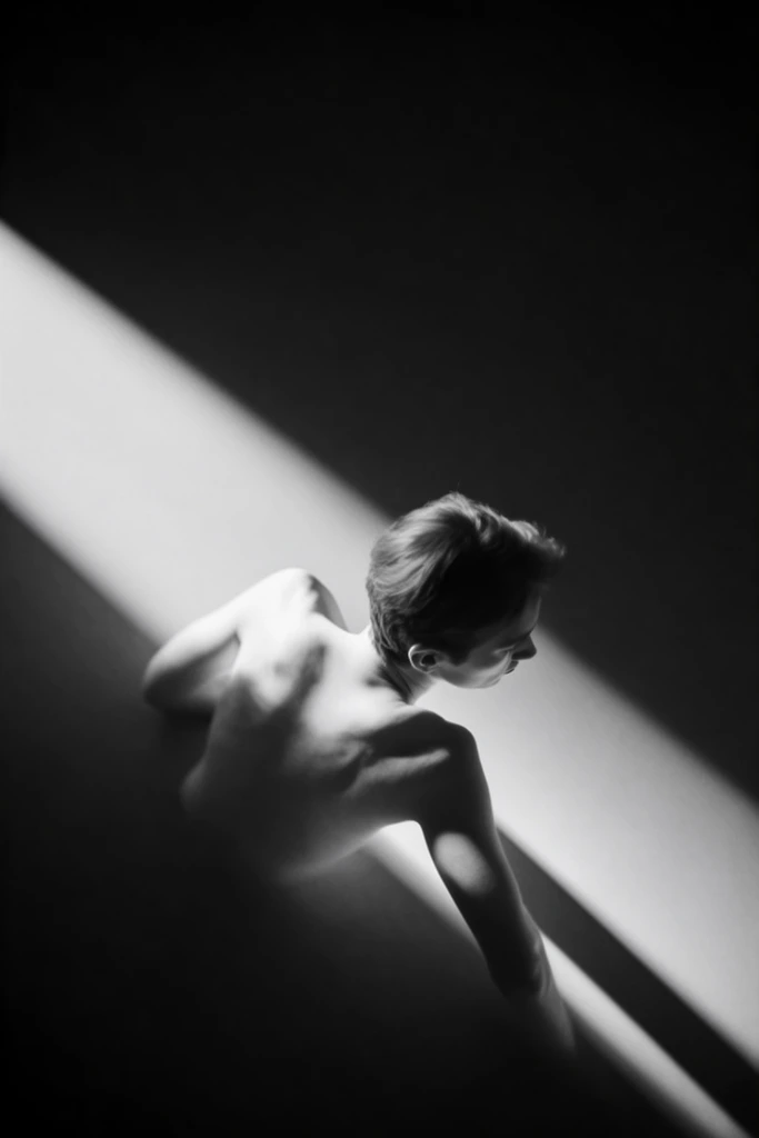 Cinematic Chiaroscuro Noir style AI image example 1