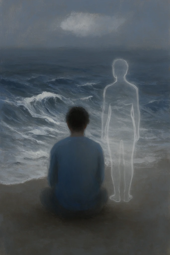 Ethereal Cobalt Melancholy style AI image example 2