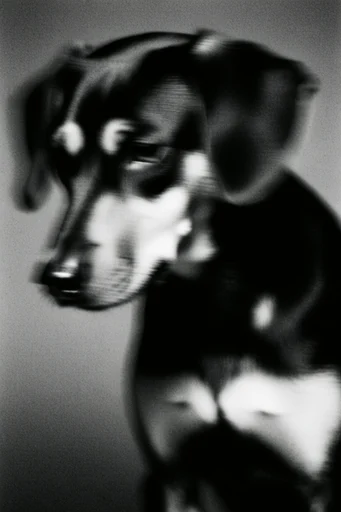 Spectral Monochrome Noir style reference image — shutter drag