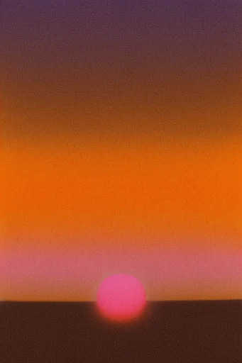 Neon Risograph Noir style AI image example 2