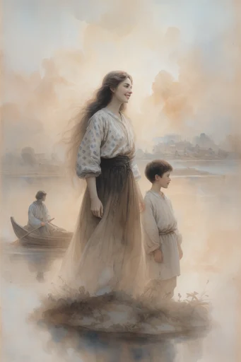 Timeless Sepia Allegory style reference image — classical oil painting