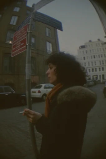 Cinematic Analog Liminality style reference image — analog film grain