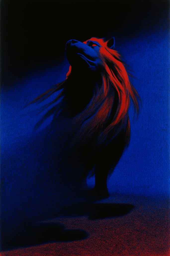 Retro Cosmic Noir style AI image example 3