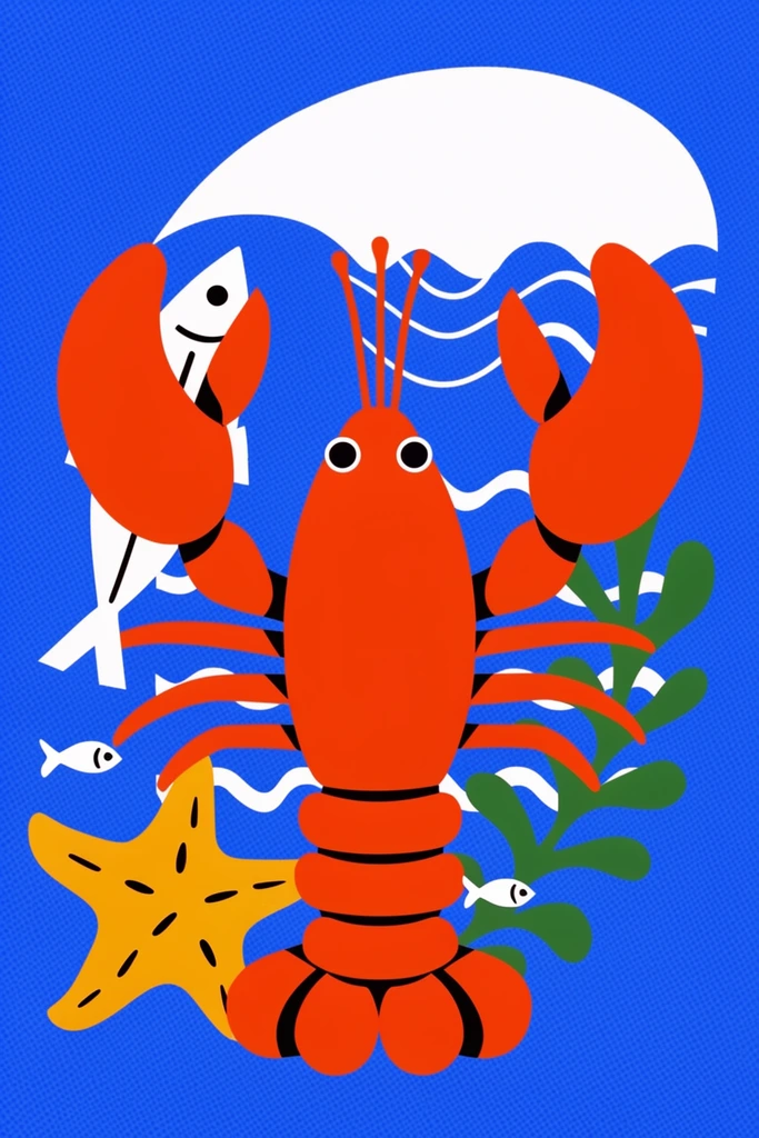 Bold Graphic Vector Pop style AI image example 3