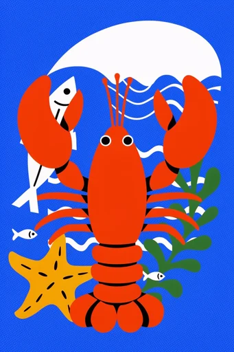 Bold Graphic Vector Pop style AI image example 3