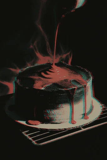 Gritty Glitch Noir style reference image — ominous liminal atmosphere