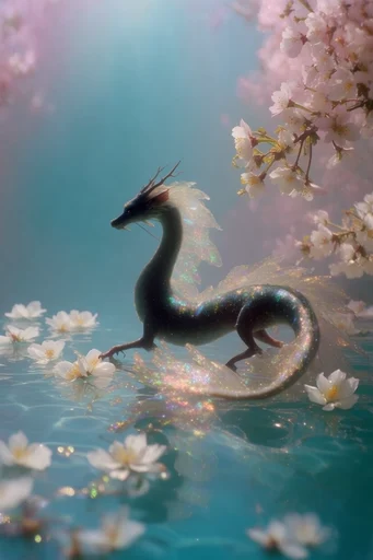 Ethereal Submerged Whimsy style reference image — pastel color palette