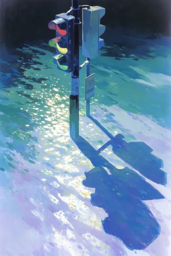 Luminous Verdant Horizons style reference image — vibrant emerald and turquoise palette
