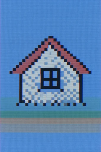 Nostalgic Digital Phosphor style AI image example 4