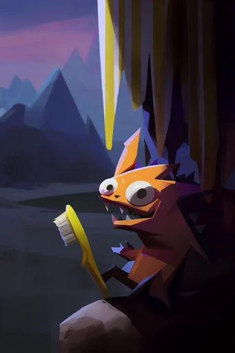 Cozy Cinematic Noir style reference image — stylized digital illustration