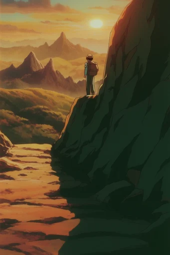 Nostalgic OVA Aesthetic style reference image — 1990s anime style