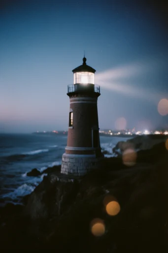 Cinematic Twilight Nostalgia style reference image — soft focus bokeh