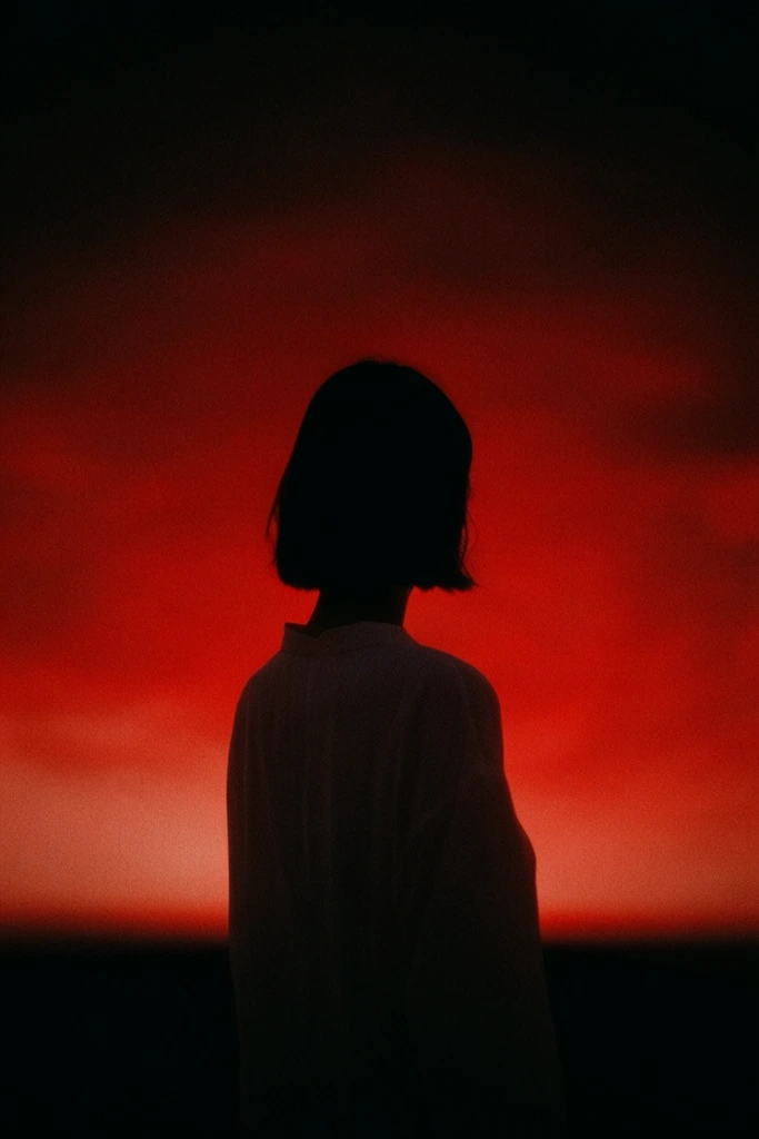 Crimson Thermal Noir style AI image example 1