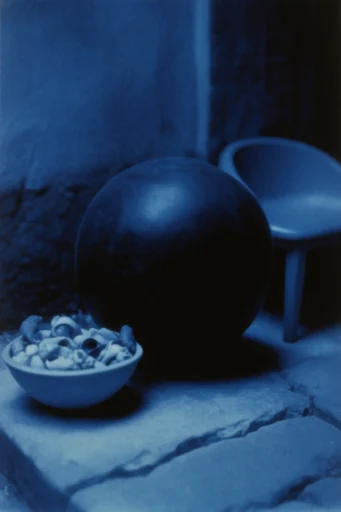 Cinematic Nocturnal Chiaroscuro style reference image — heavy tactile film grain
