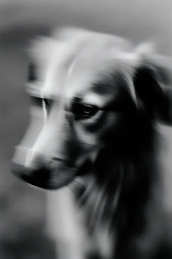 Ethereal Kinetic Noir style reference image — high contrast black and white