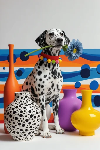 Graphic Pop Collage style reference image — playful surrealism