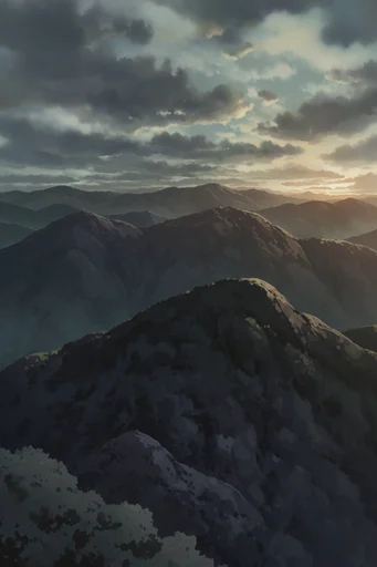 Nostalgic Painterly Melancholy style reference image — 90s anime aesthetic