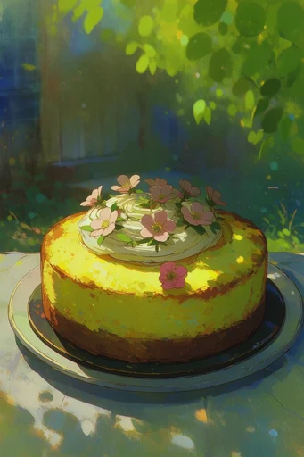 Nostalgic Ghibli Verdancy style reference image — serene atmospheric perspective