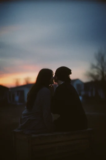 Atmospheric Twilight Nostalgia style reference image — blue hour photography