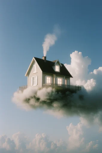 Luminous Surrealist Sky style AI image example 4