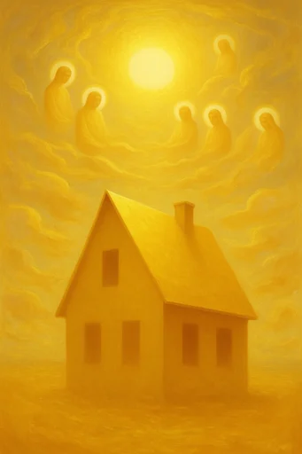 Luminous Amber Transcendence style AI image example 4