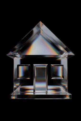 Spectral Glass Minimalism style AI image example 4