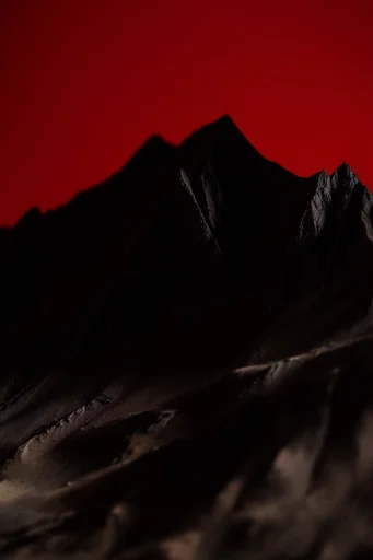 Cinematic Crimson Noir style reference image — cinematic glow