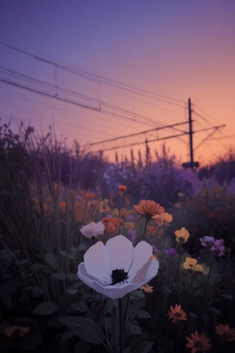 Luminous Twilight Liminality style reference image — nostalgic dusk atmosphere