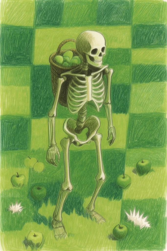 Tactile Verdant Illustration style AI image example 3