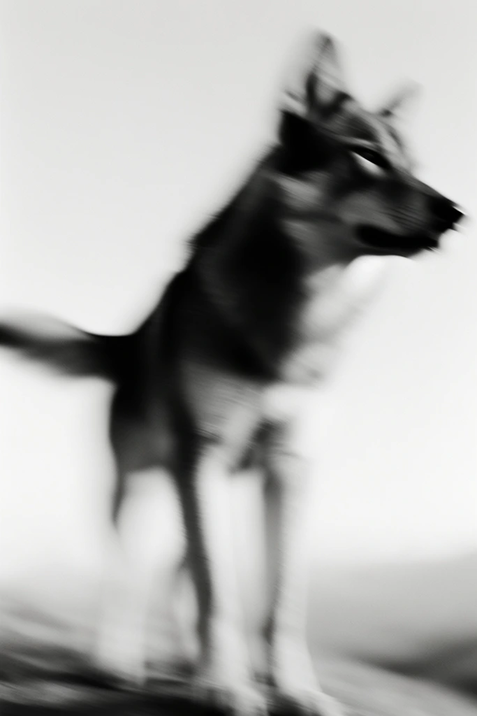 Kinetic Spectral Monochrome style AI image example 3