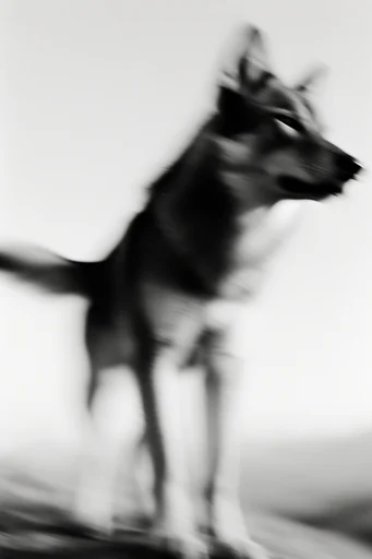 Kinetic Spectral Monochrome style AI image example 3