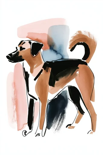 Textured Silhouette Minimalism style reference image — painterly aesthetic