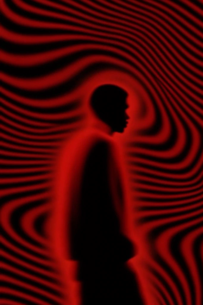 Crimson Noir Graphic style AI image example 1