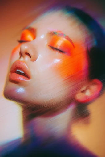 Chromatic Neon Hallucination moodboard — generate AI images in this style