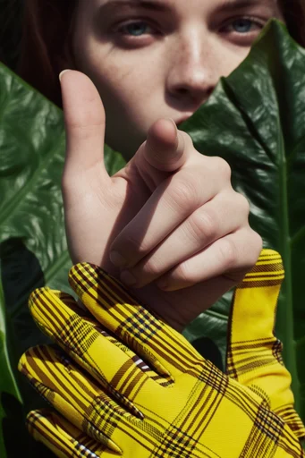 High-Contrast Avant-Garde Editorial style reference image — vibrant color blocking