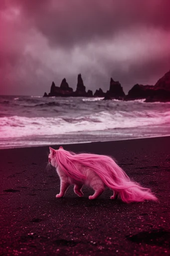 Surreal Neon Melancholy style reference image — vibrant color bleed