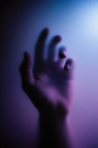Luminous Spectral Haze style reference image — vibrant color bleed