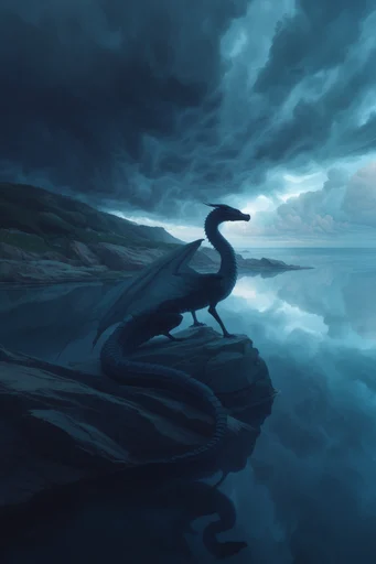 Monochromatic Abyssal Minimalism style reference image — soft diffused lighting