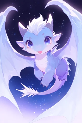 Luminous Celestial Anime style reference image — soft digital bloom