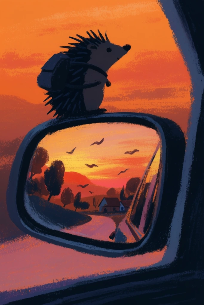 Nostalgic Golden Storybook style AI image example 3