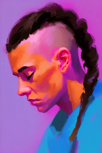 Vibrant Expressionist Portraiture moodboard — generate AI images in this style