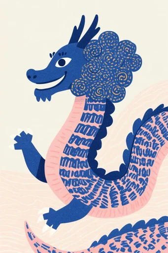 Grainy Minimalist Folk style reference image — mid-century folk influence