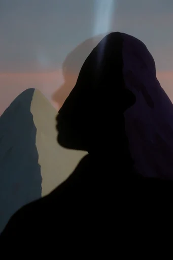 Cinematic Nocturnal Blur style reference image — introspective atmosphere