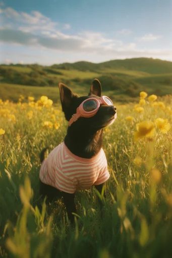 Nostalgic Pastoral Golden-Hour style reference image — warm amber color grading